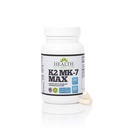 健康,作为维生素K2 MK7 MAX 额外力量300mcg Supplemeny QQSoy Free, 证明生物利用率和安全性60 Capsules