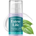 高级 Estro-Life 平衡 女性皮肤奶油 QQ 化妆 皮肤奶油 Estriol, Wild Yam, Black Cohosh, Vitamin A, 黑曲油 & Manganese QQ Paraben-Free 80 应用程序 QQ 4oz Pump