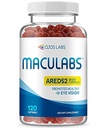 眼维他命 - AREDS 2 基于公式 - 与Lutein & Zeaxanthin一起进行眼维他命治疗 Macular Health - 成人愿景补充 - 120 Softgels Supports & Care for Eyes - 美国制造