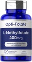 Carlyle L Methylfolate 400 mcg → 120 蔬菜卡普尔 优化和激活的 Methyl Folate → Non-GMO & Gluten Free Supplement → Opti-Folate