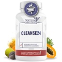 Cleanse24 - 用虫木,木瓜,黑胡桃为人类做肠内清洁术 - 草原肠内清洁术,男子和女子做古特清洁术,60 Capsules
