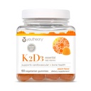 Youtheory K2D3 - Bone & Heart Health Support * - 结合维生素D3 & Vitamin K2 - 乳品,大豆和葡萄糖免费 - 桃子,60个蔬菜果仁