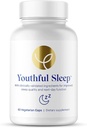 青春睡眠 QQ自然睡眠支持, No Melatonin, 支持深呼吸和改进的下一天功能, 安全供日常使用 QQ 60 Capsules (1-Month Supplement)