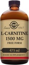 Solgar L-Carnitine 1500 mg Liquid, 16 oz. - 天然柠檬火焰 - 心脏健康 - 支持能量,代谢,锻炼耐力和复苏 - 非GMO, Vegan, Gluten & 奶油自由 - 约31种服务