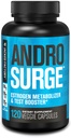 Jacked Factory Androsurge Estrogen Blocker for Men - 天然睾丸酮促进器 男子和雌激素代谢器与Tongkat Ali, DIM, Long Jack & More - 测试促进器与肌肉构建器 - 120 计数器
