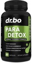 DR. BO Para Cleanse Human Detox Guard - 肠胃药丸支持人类 - Pro Gut Health Intetine 补充给成年人的胃 - 草木沃姆伍德黑胡桃综合体 & Cloves - 60 Capsules