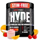 PROSUPS先生 Hyde Max Pump Pre Workout Powder -- -- 免费预工作支持血液流动、肌肉体积和耐力 -- -- 不含咖啡因的氮氧化物健身补充剂(Fruit Punch, 20种服务)