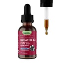 狗和猫的动物基本原理 呼吸 EZ - 宠物呼吸辅助补品,清和易呼吸,健康呼吸,草药公式 - 2 Fl Oz