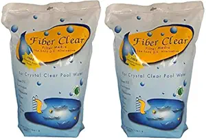 Fiber Clear 9 oz 2 Pack 4009DC 纤维素滤镜介质 D.E. 游泳池的替代品