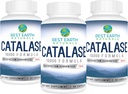 Best Earth Naturals Catalase Supplement 10,000 with Saw Palmetto, Biotin, Fo-Ti, PABA - 强发的发型补充剂 - 180 Capsules - Pack of 3 (90天供应)
