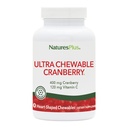 NaturesPlus Ultra Chewable Cranberry - 90 Love Berries牌匾 - 促进尿道切除健康 - 非GMO,Gluten Free - 45 服务