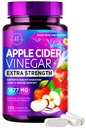 苹果苹果苹果醋(1877mg) - 超强ACV 配有维生素D3 & Zinc的药丸 - Apple Vinegar Pills Cuplic for Digestion, Energy & Immune Support, Non-GMO, Botled in USA - 120 Capsules (英语).