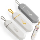 3 Packs Pill 组织者 3 Capitments Portable Pill 案例 旅行 口服 Pill 盒,供食片用 维生素 Cod Liver 石油补充剂和药品