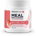 TransformHQ 餐具替换摇摆粉末 7 服务(草莓和奶油) - Gluten Free, 非 GMO