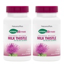 Natures Plus Herbal Actives 牛奶硝酸盐, 扩展释放 - 30块平板, 包装 2 - 蔬菜, Gluten 免费 - 60 总服务