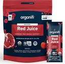 Organifi Red Juice - 能量粉点减少下午的崩溃和靴子消化和免疫系统,15 Go Packets