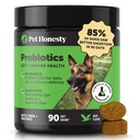 Pet honesty Probiotics for Dogs for偶发腹泻和Bowel Support, 消化酶与预生酶 for Gut Health for Dogs, 免疫健康与痒减肥(Duck 90 cm)