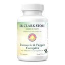 Clark Store Turmeric & Black Pepper 博士 提取器 – 710mg, 100 Capsules, 免疫支持, 抗氧化剂, 成人文摘健康补编