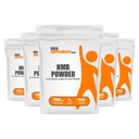 Bulk Assupports.com HMB 粉末 - 作为Calcium HMB Assuppose, Beta-Hydroxy Beta-Methylbutyrate - 不受欢迎的 & Gluten Free,每服1克,1kg (pack of 5) (11磅)