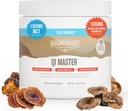 ROUNDHE PROVISION Qi Master Adaporgen Blend, Earthy Mushroom Flavor with Astragalus Root, Rhodiolife 提取, MCT, 8 有机蘑菇(30 Scoops) 由查克·诺里斯(Chuck Norris)主演.