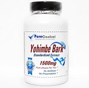 Yohimbe Bark 标准化摘录 1500mg // 200 Capsules // 纯 / 纯 // 由纯 控制 补充