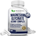 甘油酸镁精液425mg - 180 Vegan Capsules - 帮助缓解压力、睡眠、肌肉凝固和健康心脏 QQ
