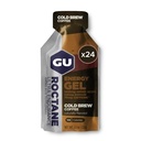 GU 能源 Roctane 超耐力能源 Gel, Vegan, Gluten-Free, Kosher, 和乳房免费运动营养为跑步, 自行车, 徒步或滑雪, 冷酿2X咖啡因(24包)