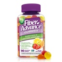 Fiber Advance Gummys = 100% 消化健康植物基纤维补充物 = 奇科里根胰岛素 成人预生 = Gluten Free, Vegetarian, & Non-GMO, 90 Counter