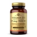 Solgar维生素D3(Cholecalciferol) 125 mcg(5 000 IU),120 蔬菜罐头 -- -- 帮助维持健康骨骼和牙齿 -- -- 免疫系统支助 -- -- 非GMO、Gluten自由、奶制品自由、Kosher -- -- 120 服务