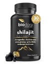 Shilajit 6-in-1 Shilajit Supplement 300mg, Mood and Energy Support 配有 60mg Pure Ashwagandha, Rhodiola Rosea Panax Ginseng 用于免疫支持、记忆和焦点, 85+ Trace Minerals, 60 Capsules