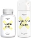 Bundle:健康的皮肤抗衰老补充剂和Kojic酸面粉