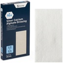 MED PRIDE Silver Calcium Alginate Wound Dressing Pads 4x8 in,Sterile,5-Pk