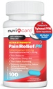 NUVICARE Pain Relief PM, Acetaminophen 500mg & Diphenhydramine 25mg, 100Ct