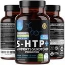 N1N Premium 5-HTP 200mg Plus 钙,由格里夫尼亚种子提取,非转基因生物和Gluten Free制得,120盖
