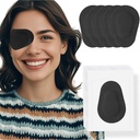 20 Pcs Adhesive Eye Patches for Adults, Medical Eye Patch Disposable Breathable Eyepatch for Amblyopia Lazy Eye Latex Free Adhesive Bandages for Adults, Black Regular Size 3.3×2.3 inches
