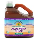 沙漠的Lily Aloe Vera Juice 保护自由,全叶过滤 Aloe Vera 喝128 Fl Oz 带杯