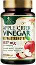 Apple Cider Vinegar Capsules 1877mg - 配有维生素D & Zinc的超强解毒和清洁剂 - Premium ACV 配有联合自然消化和免疫支持的药剂 - 蔬菜补充剂 - 120 Capsules