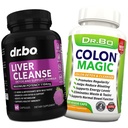 Liver & Colon Cleanse Detox 支持补充 - 天然肉丸 清洁剂 Pills for Intestinal Bloating & Daily Caps Relief - 牛奶硝酸 Dan Dandelion Caps & Aid Gallbladder 补充