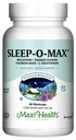 Maxi健康成年人 草药睡眠-O-Max 配有 Valerian Root, Melatonin, Tryptophan, Passionflower - 自然睡眠补充 - 平静睡眠支持公式