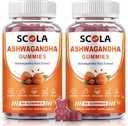 Ashwagandha Gummys, 与 Ashwagandha 根提取 维生素D Zinc, Ashwagandha 睡眠压力平衡补充剂, Vegan, Non-GMO, Gluten-Free, 120 Counter