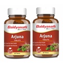 Baidyanath Ayurved Arjuna Tablets 60 Tabs (Pack of 2) | Pure Arjuna Bark Extract | Ayurvedic Supplement for Heart Wellness & Healthy Circulation | Supports Cardiovascular Vitality