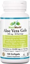 Aloe Vera Supplement (100 Softgels) 20,000mg 纯 Gel 等效性 — 用有机Aloe Vera 制成