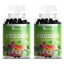 VITINITY VEGYES-Made 配有真正的超级VEGUSE 美味GUMUS(120 Chews),30 VEGYES,Herbs,Fruit和蔬菜补充,Non-GMO,Pectin-based,Gluten-free,No More Pills(60天)
