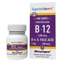 高级来源:没有注射维生素B-12 Cyanocobalamin 1 000 mcg, B-6,Folic Acid 400 mcg - 支持脑和心脏健康 - 援助自然能量水平 - 60 分语言解片