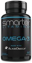 更聪明的维生素Omega 3 鱼油,草莓Flavor,Burpless,Tasteeless,2000mg,DHA EPA 三强,由AlaskOmega制造