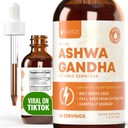 Rejuvica 健康活动 Ashwagandha - 高级液体补充剂 - Withania Somnifera 提取器 - Ashwagandha 根子 - 自然产生 Withanolides