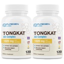 Puregen Labs Tongkat Ali 抽取200至1男,每役1020毫克,[高概率]共计240卡普勒斯-男子健康支助,配有20毫克Tribulus Terrestris QQ-N-GMO,Gluten Free,在美国制造