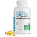 Bronson Omega 3 鱼油三重强度 2720 毫克,高EPA 1250 mg DHA 488 mg,非GMO重金属试验,90 软胶