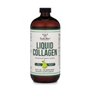 双木辅料 液态Collagen - 2500mg 水解Bovine Collagen(第1,3和草饲料) - 32 服务 - 男女 - 30 mcg 生物锡 - 无糖梨 Flavor