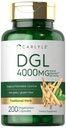 Carlyle DGL DGlycyrrhized Licorice Capsules | 200 伯爵 | 40000 mg | 蔬菜, Non-GMO & Gluten 免费补充